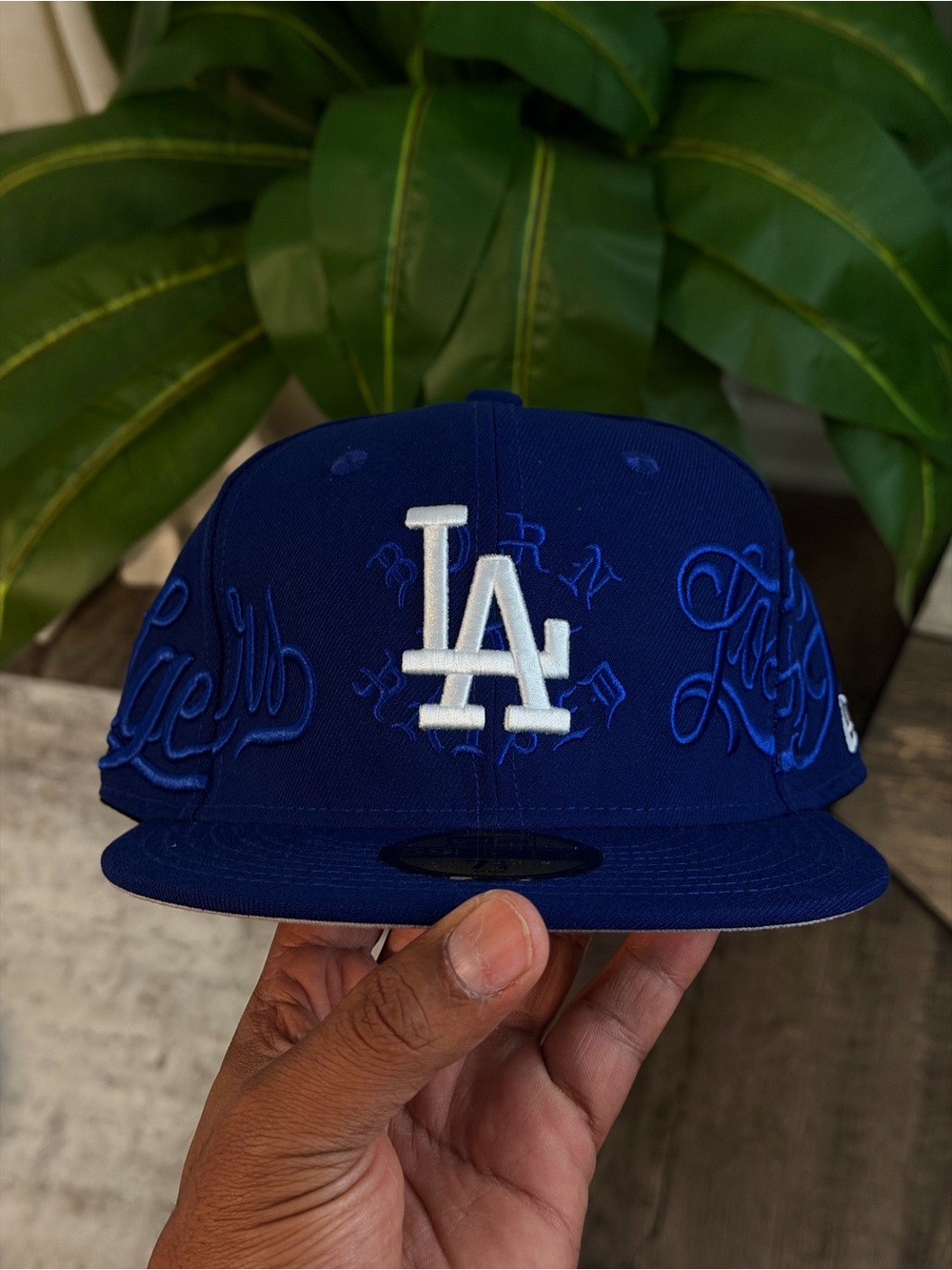 New Era Kids Royal Blue LA Embroidered Fitted Hat